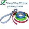Flame Retardant Urethane Coated Webbing for Subway Handles or Bus handles