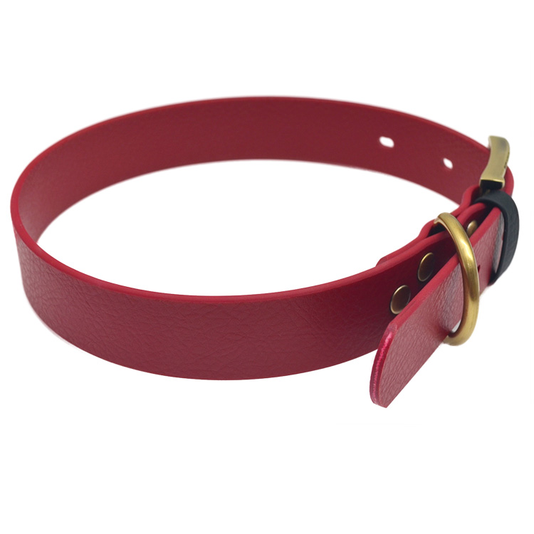 Waterproof TPU Coated Nylon Printing Leather Dog Collar with Logo