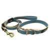 Logotipo de impresión personalizado azul poliuretano PVC perro de Collar o limpiar impermeable perro collares de Pet PVC lleva