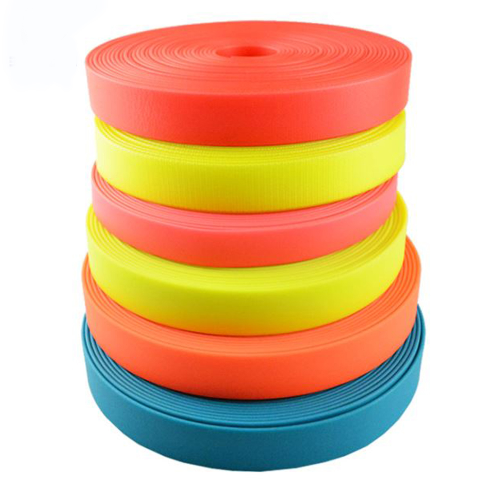Cheap Anti-slip 10mm Silicone Coated Elastic Polyester Webbing for Collar and Leash