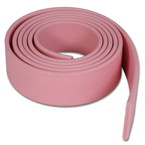 Waterproof Orange Flexi-Poly Rubber PVC Coated Nylon Webbing for Making Dog Collar
