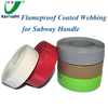 Solid Color Red TPU Coated Webbing for Subway Handle or Bus Handle